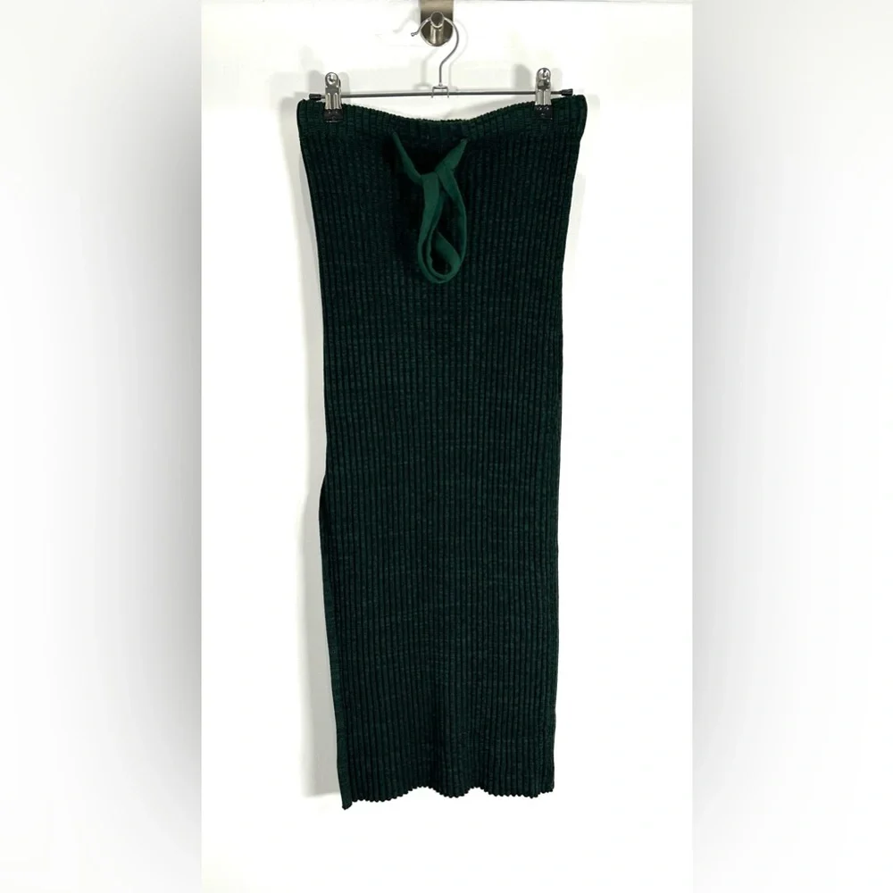 MONROW - Cosmo Rib Knit Midi Skirt – Deep Forest – XS — NWT - Picture 7 of 10
